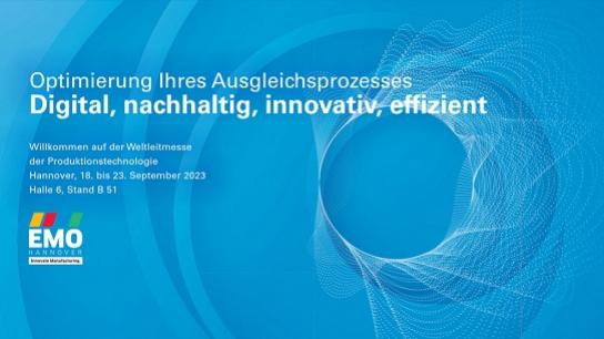 Schenck „Balancing Lab“ auf der EMO 2023