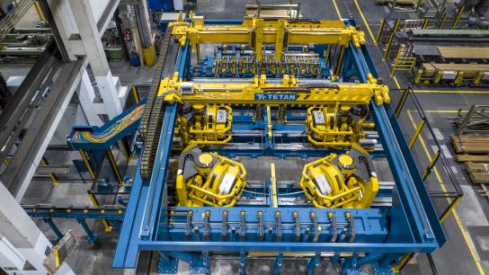 TETAN S∙F∙F∙S Richtmaschine bei Diehl Metall erfolgreich in Betrieb