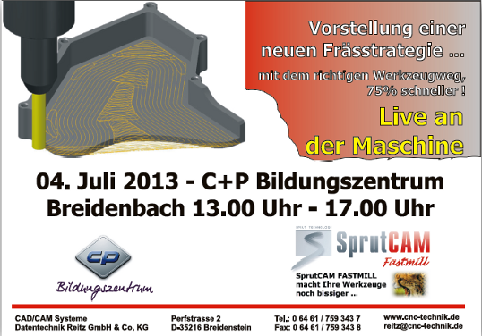 SprutCAM – HPC Workshop in Breidenbach