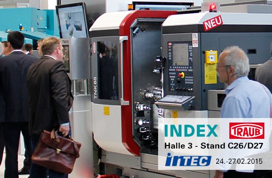 INDEX & TRAUB auf der INTEC in Leipzig