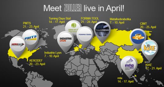 Meet ZOLLER live in April!