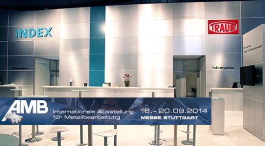 INDEX & TRAUB auf der AMB in Stuttgart - Halle 3 / C52