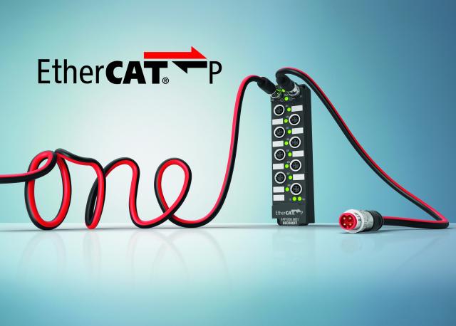 EtherCAT P – Ultraschnelle Kommunikation und Power auf einem Kabel