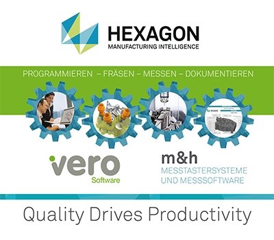 Vero Software GmbH gemeinsam mit m&h Inprocess Messtechnik GmbH auf der Metav 2016