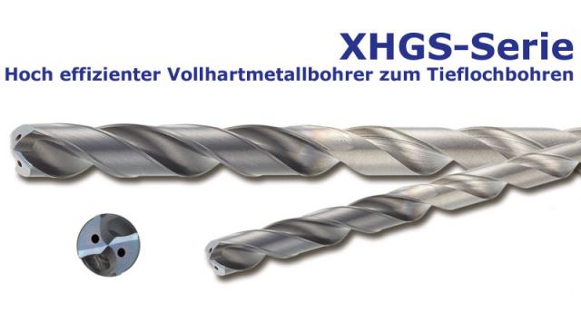 Tooling News: XHGS-Serie - Hocheffiziente Vollhartmetallbohrer zum Tieflochbohren