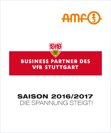 AMF ist offizieller Business Partner des VfB Stuttgart 1893 e.V.