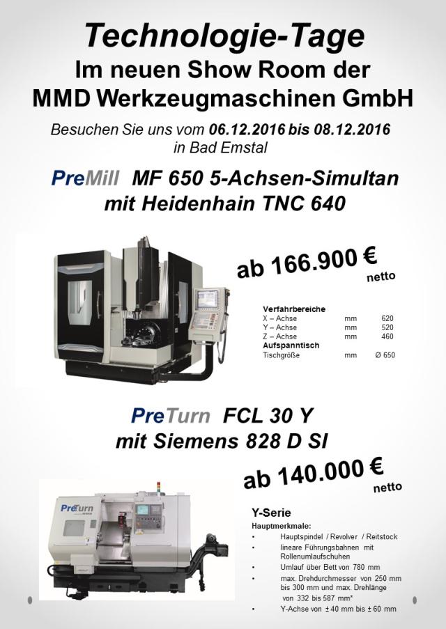 Technologie-Tage bei MMD Werkzeugmaschinen GmbH