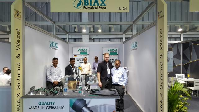 BIAX in Indien: IMTEX 2017