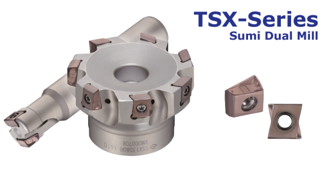 Sumi Dual Mill TSX-Serie - Tangentialer Schulterfräser