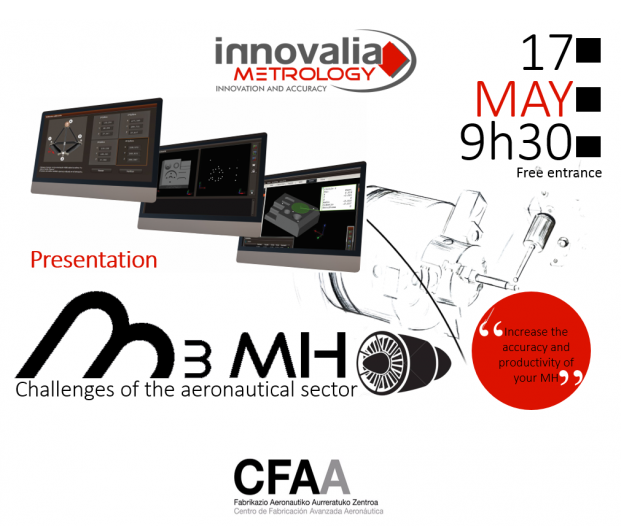 Innovalia Metrology presents M3MH, a new challenge in machine tools of the aeronautical sector.
