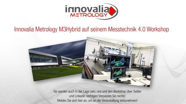 Am 29. November präsentiert Innovalia Metrology M3Hybrid auf seinem Messtechnik 4.0 Workshop