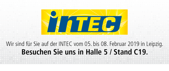 INTEC 2019 – VOLMATEC ist dabei!