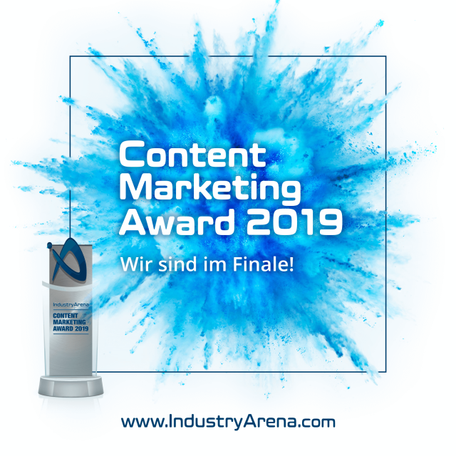 CHIRON ist im Finale des IndustryArena Content Marketing Awards 2019! 