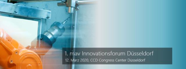Herzliche Einladung I 1. mav Innovationsforum Düsseldorf