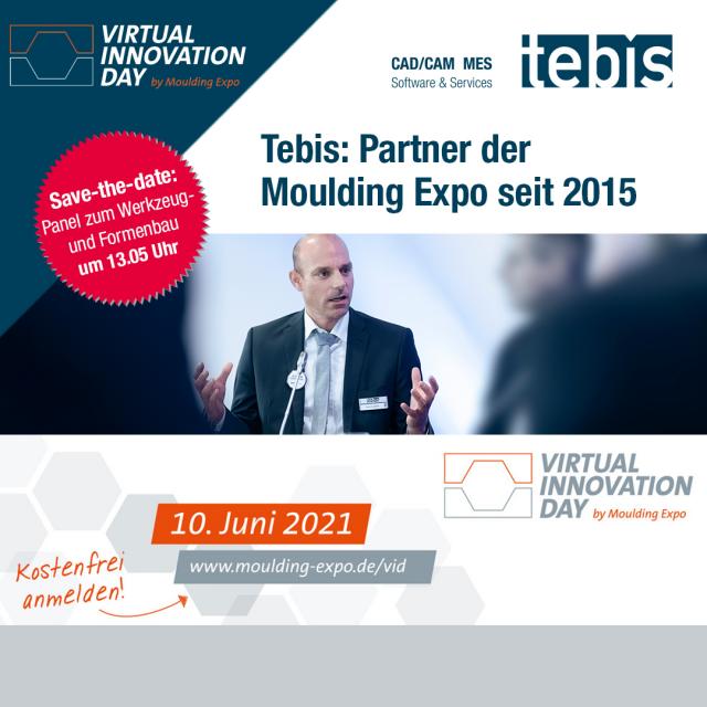 Tebis auf der Moulding Expo / Virtual Innovation Day 