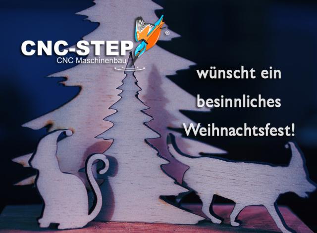 CNC-STEP wünscht ein besinnliches Weihnachtsfest