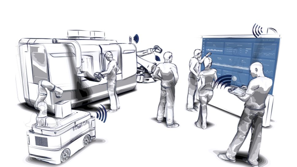Alles vernetzt: Die digitale Vernetzung der Schleiftechnik mit den anderen Verfahren der Prozesskette im Maschinenbau spielt eine zunehmende Rolle. Bild: WZL