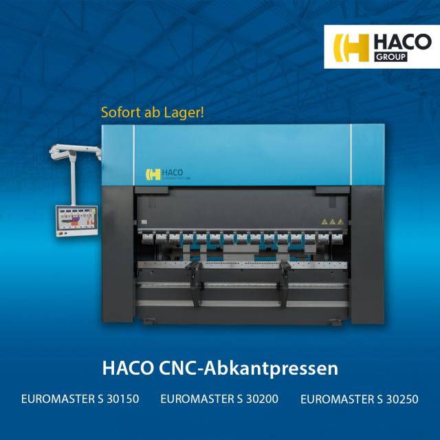 HACO CNC-Abkantpressen - jetzt auf Lager!